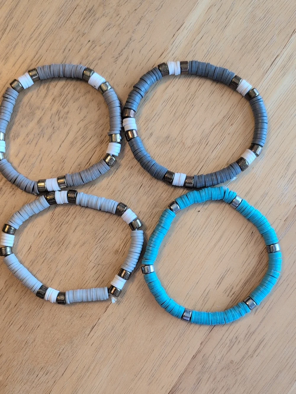 Multi-Color Stretch Bracelet 2 Set